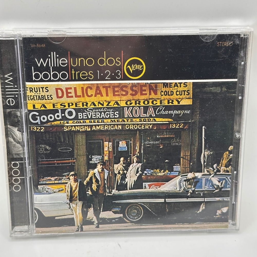 Willie Bobo Spanish Grease Uno Dos Tres 1-2-3 CD Verve Latin Jazz Salsa 1994 VG+